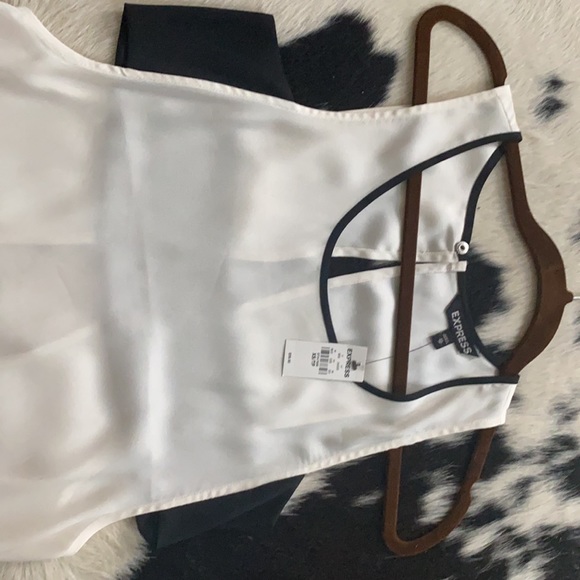 XS Express blouse, white and black - Picture 3 of 7